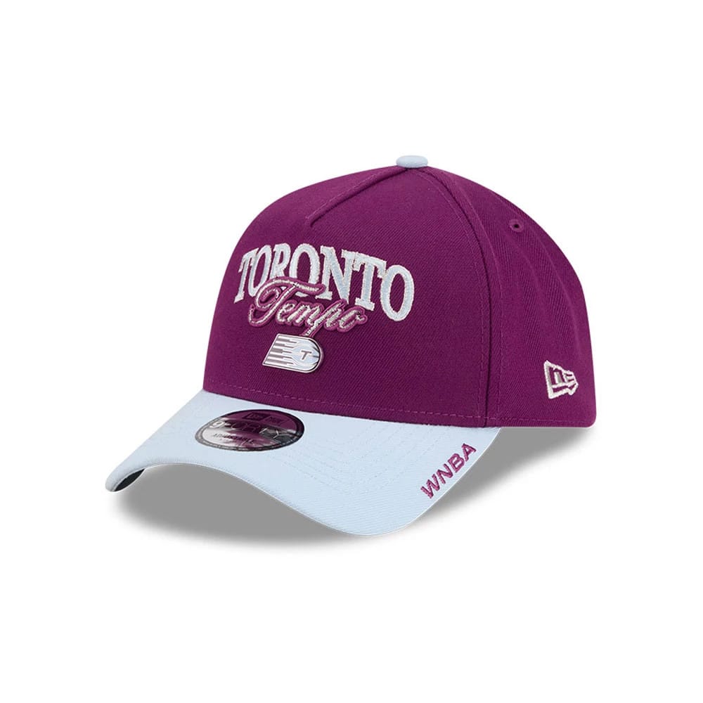 Toronto Tempo WNBA Tip Off 2026 Dark Red 9FORTY A-Frame Adjustable Cap-zelvios