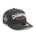 Philadelphia Flyers NHL Stanley Cup Champions Dark Grey 59FIFTY Fitted Cap-zelvios
