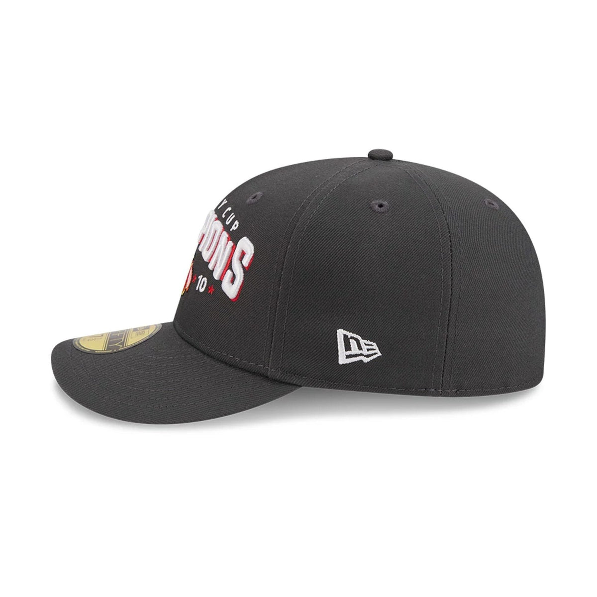 Chicago Blackhawks NHL Stanley Cup Champions Dark Grey 59FIFTY Fitted Cap-zelvios