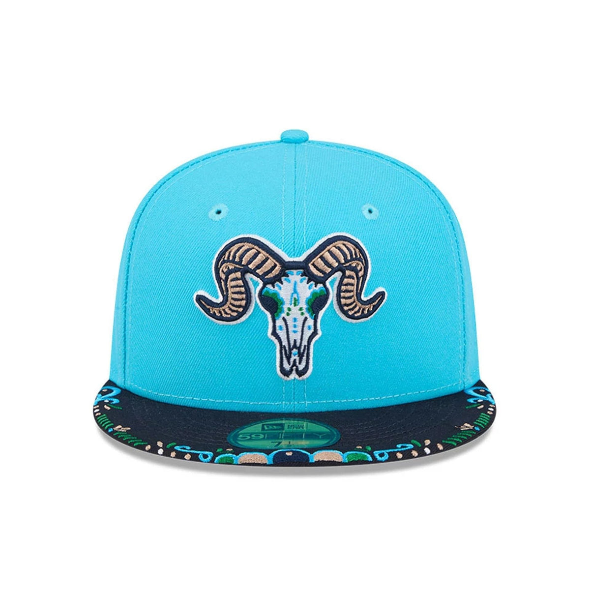 Yard Goats MiLB La Copa 2026 Bright Blue 59FIFTY Fitted Cap-zelvios