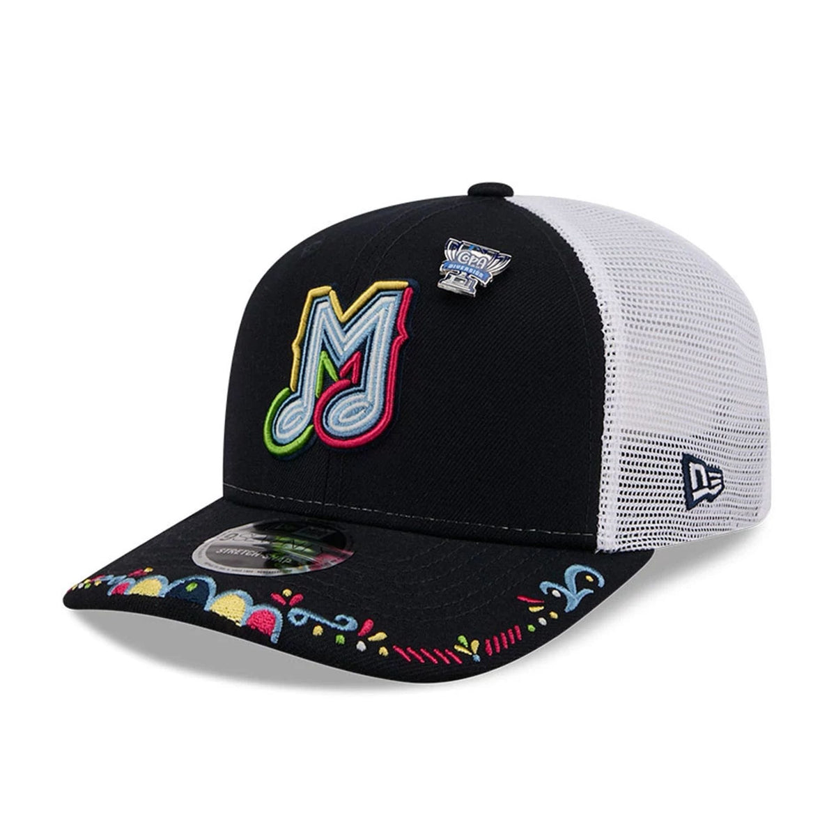 Memphis Redbirds MiLB La Copa 2026 Navy 9SEVENTY Stretch Snap Adjustable Cap-zelvios