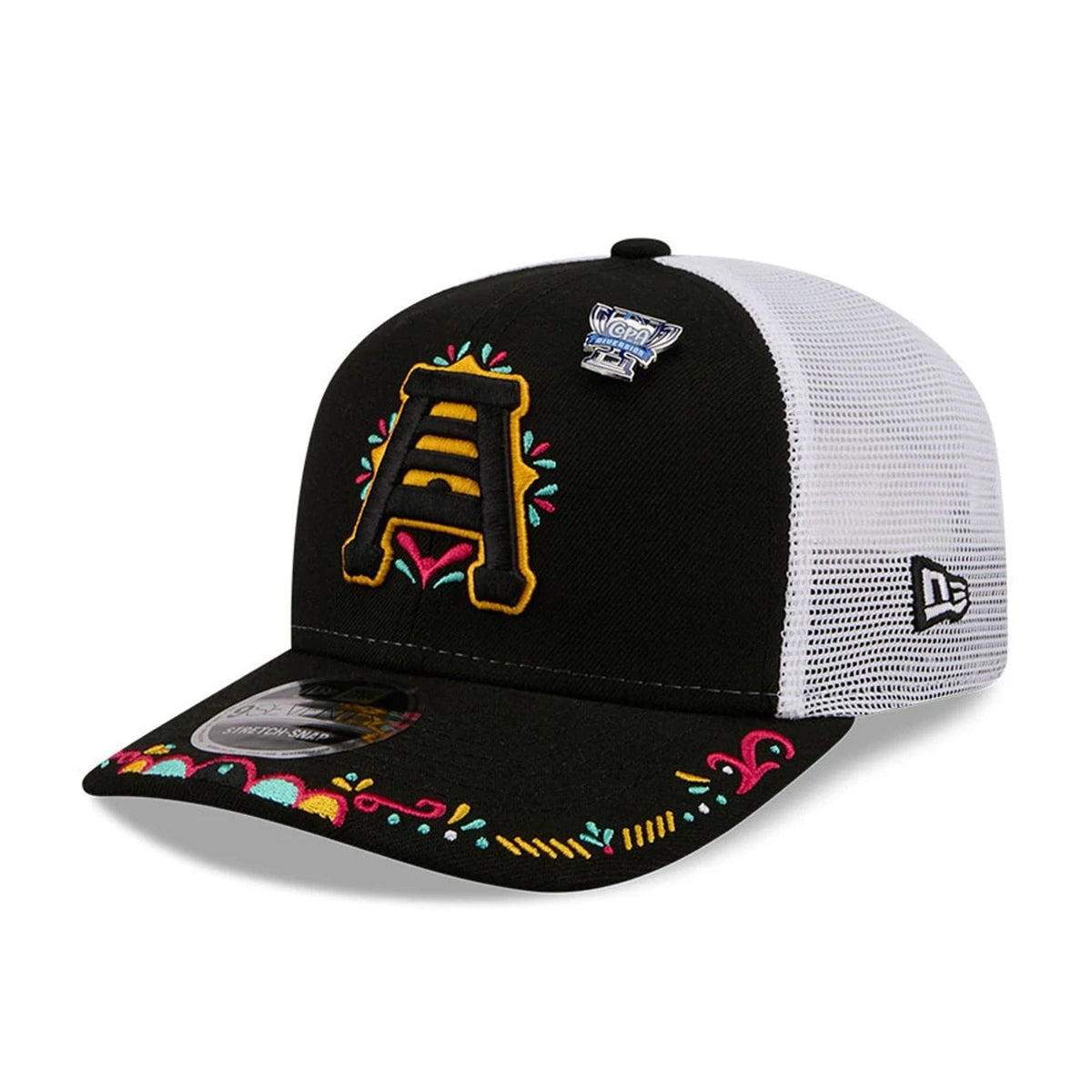SLC Bee MiLB La Copa 2026 Black 9SEVENTY Stretch Snap Adjustable Cap-zelvios