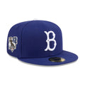 Brooklyn Dodgers MLB Jackie Robinson Navy 59FIFTY Fitted Cap-zelvios