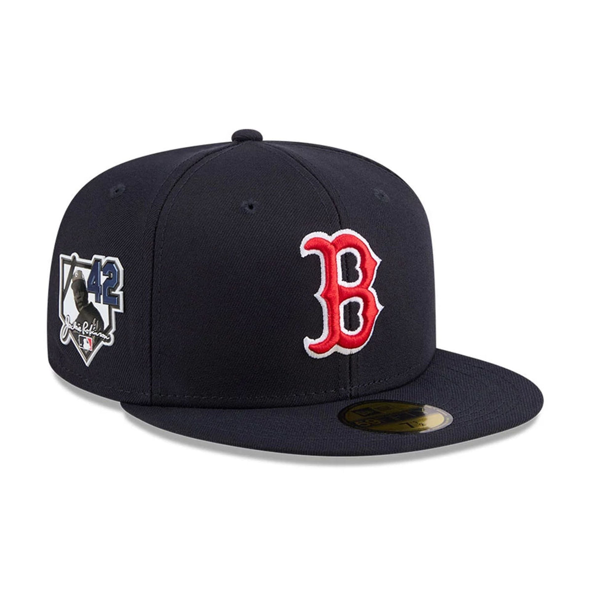 Boston Red Sox MLB Jackie Robinson Navy 59FIFTY Fitted Cap-zelvios