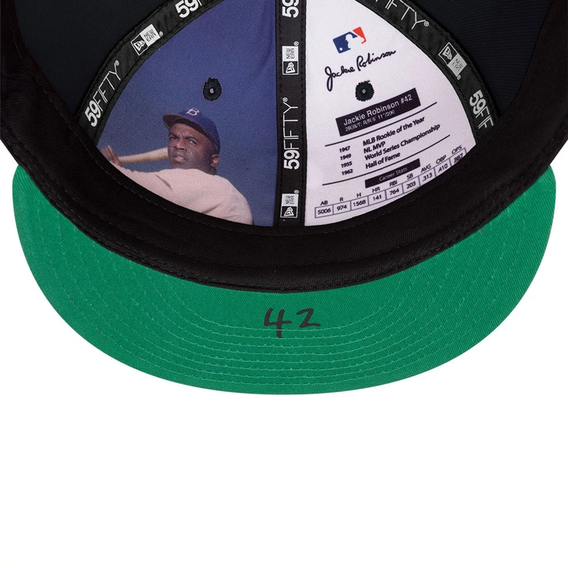 Detroit Tigers MLB Jackie Robinson Navy 59FIFTY Fitted Cap-kentox