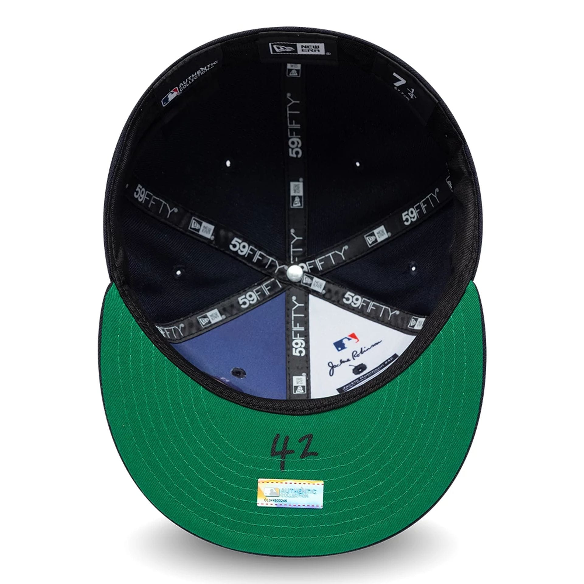 Detroit Tigers MLB Jackie Robinson Navy 59FIFTY Fitted Cap-kentox