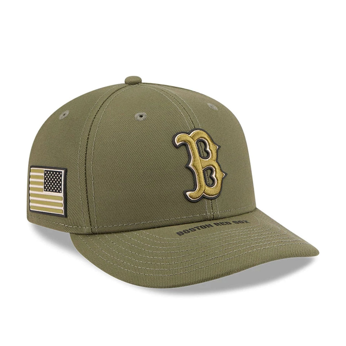 Red Sox MLB Armed Forces Day 2026 Green Low Profile 59FIFTY Fitted Cap-zelvios