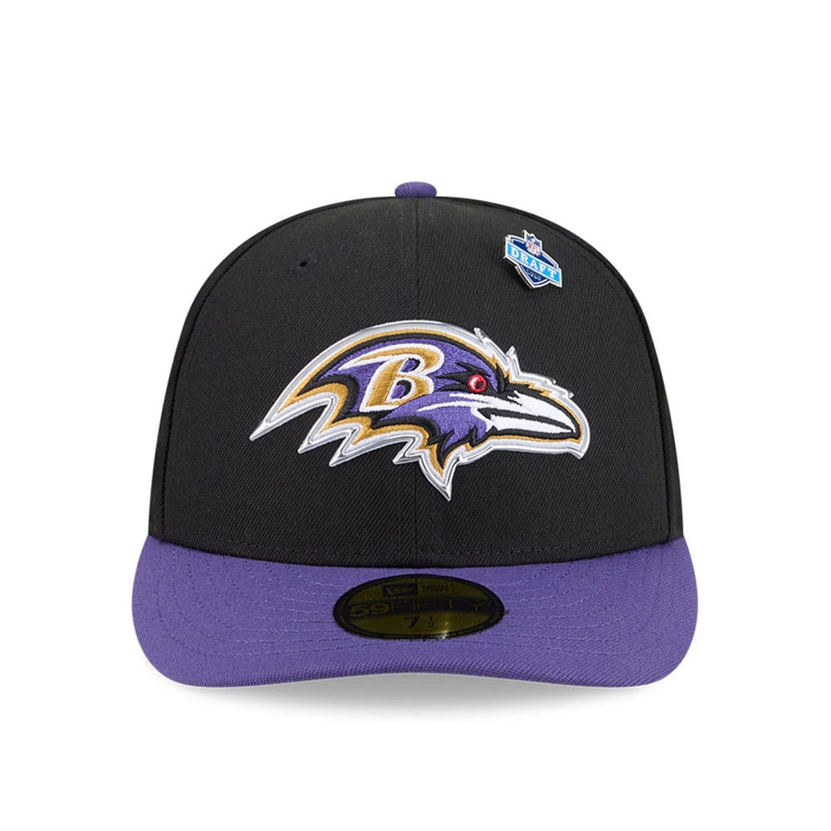Baltimore Ravens NFL Draft 2026 Black 59FIFTY Fitted Cap-zelvios