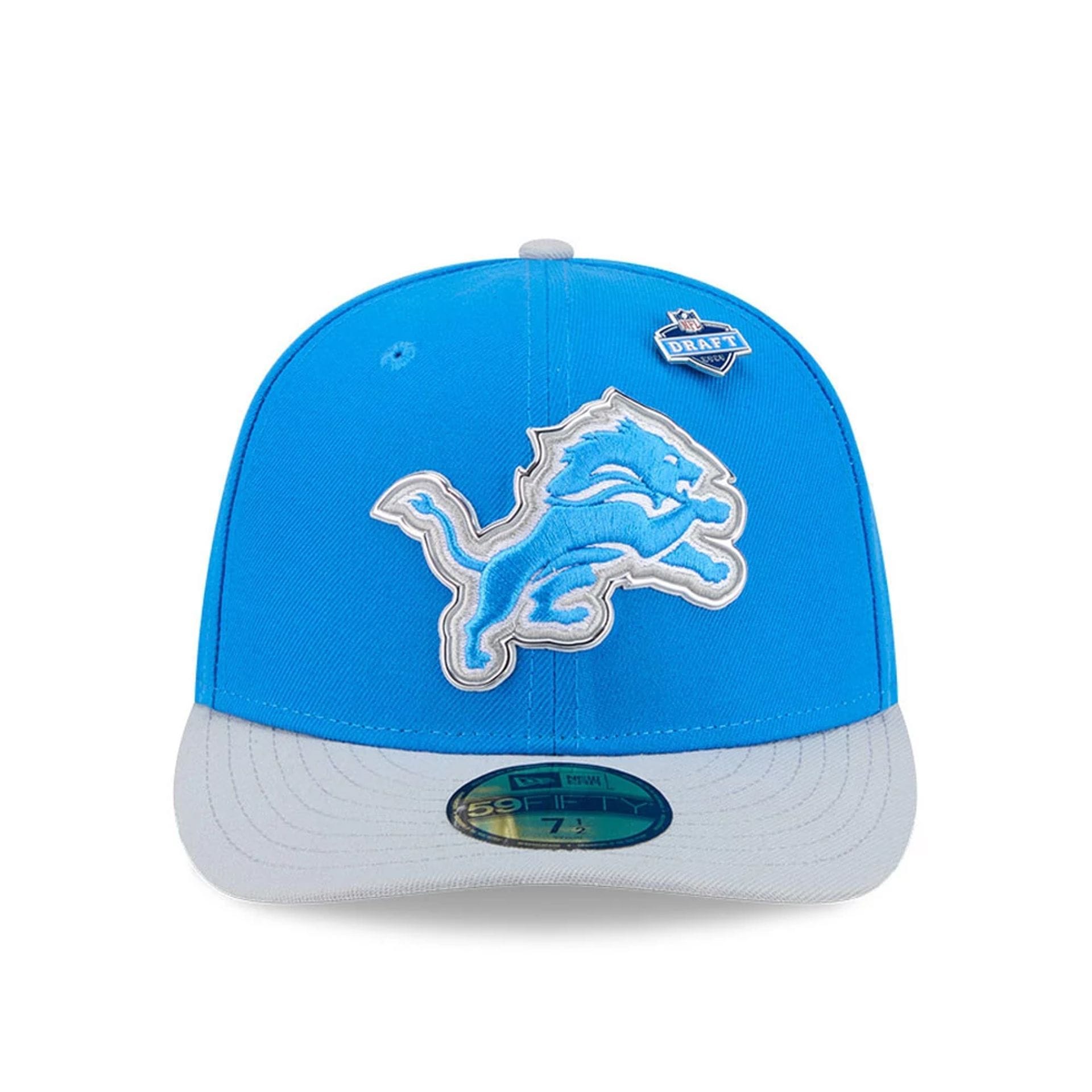 Detroit Lions NFL Draft 2026 Blue 59FIFTY Fitted Cap-kentox