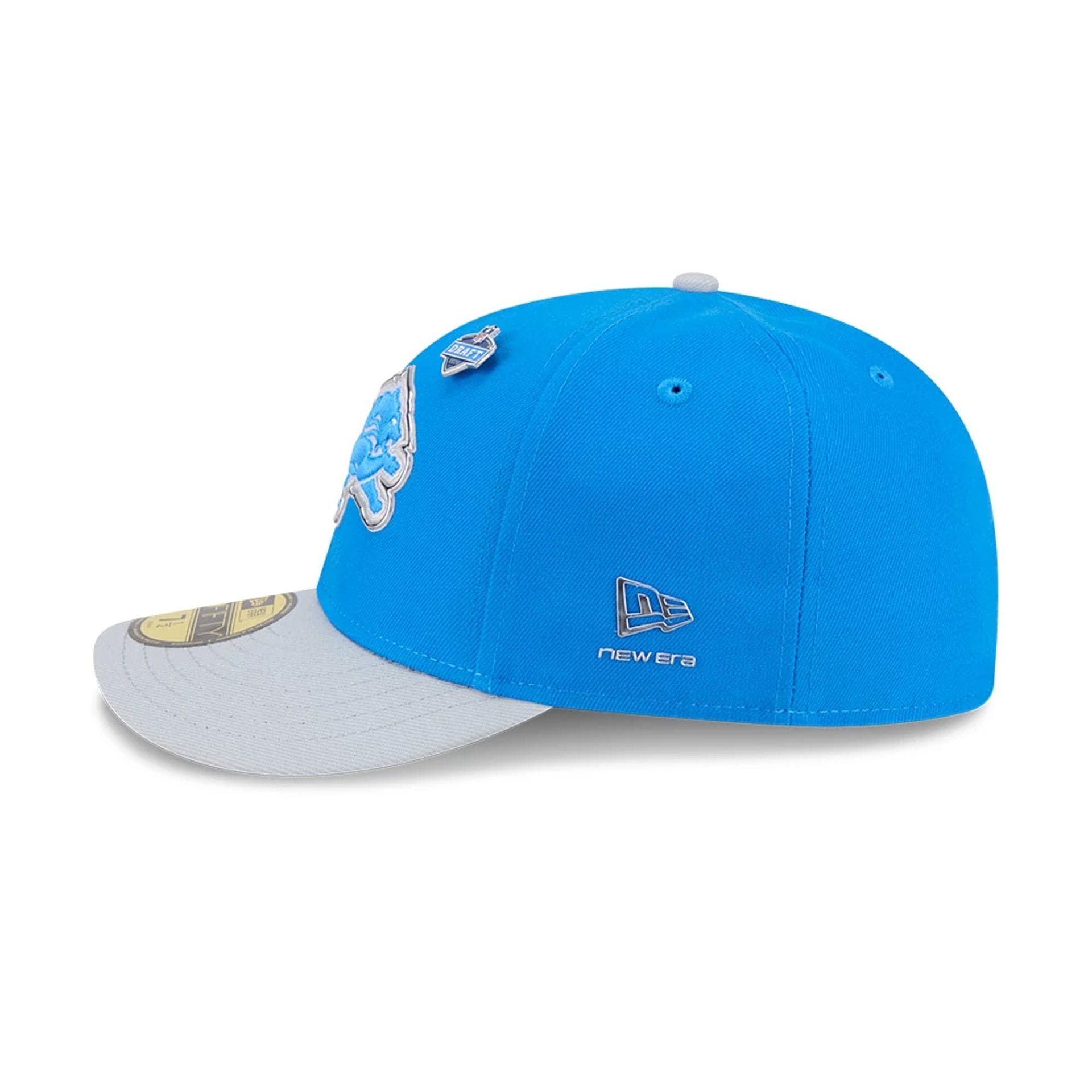 Detroit Lions NFL Draft 2026 Blue 59FIFTY Fitted Cap-kentox