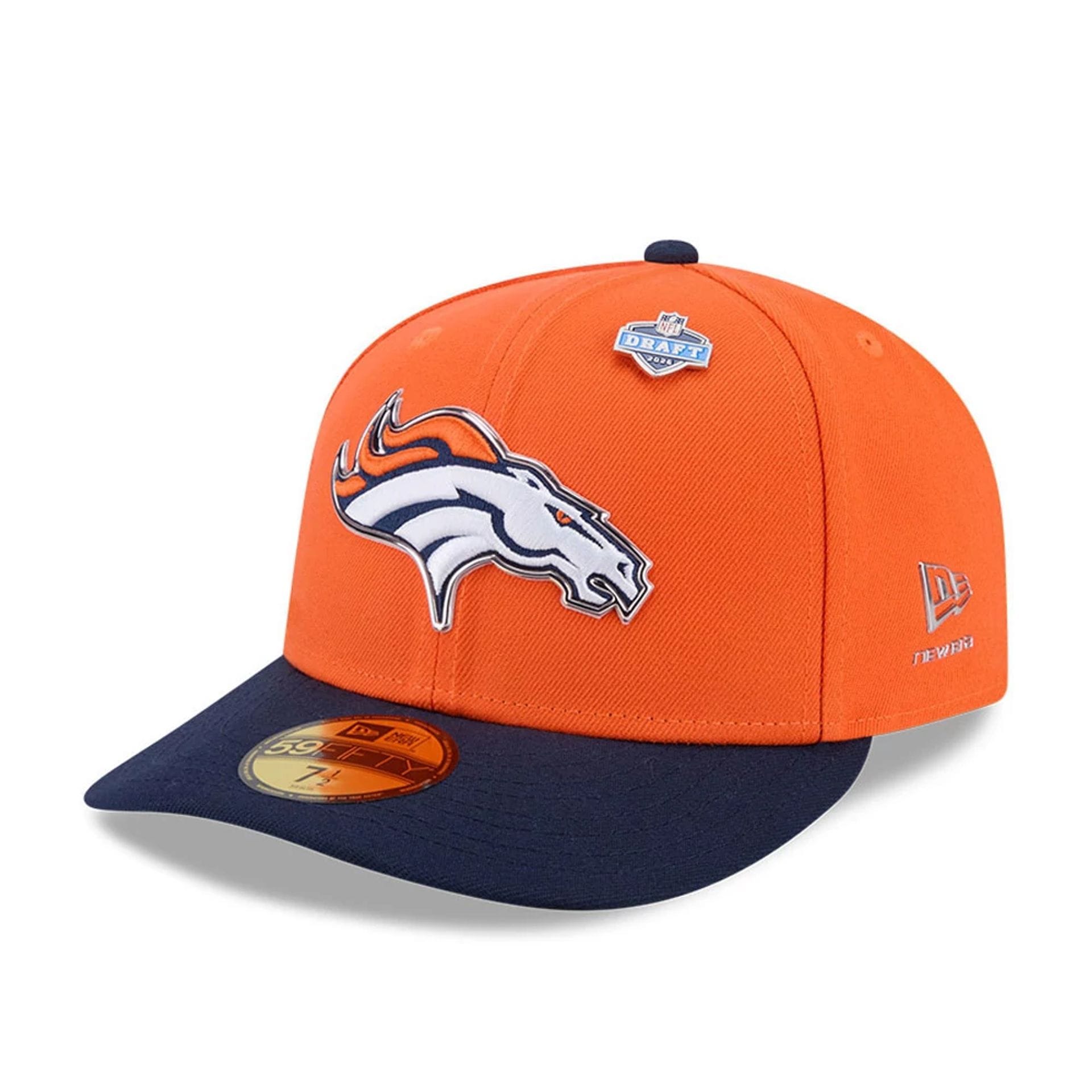 Denver Broncos NFL Draft 2026 Orange 59FIFTY Fitted Cap-kentox