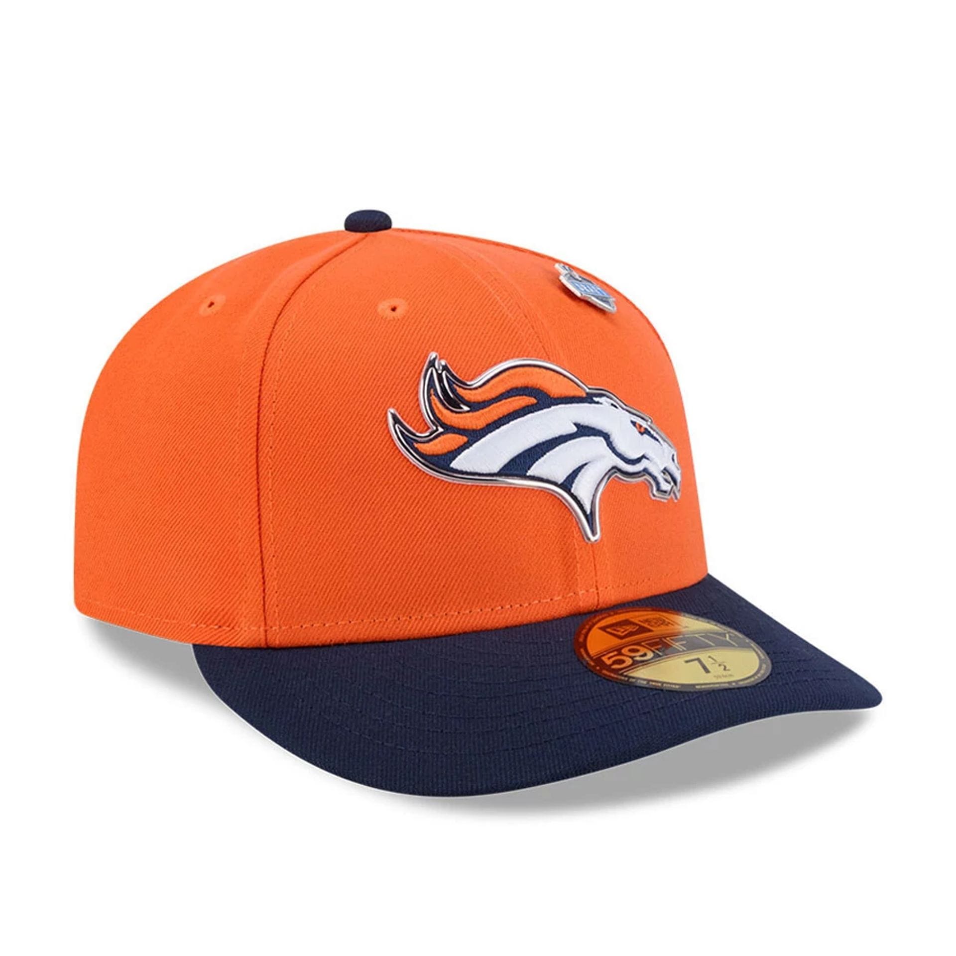 Denver Broncos NFL Draft 2026 Orange 59FIFTY Fitted Cap-kentox