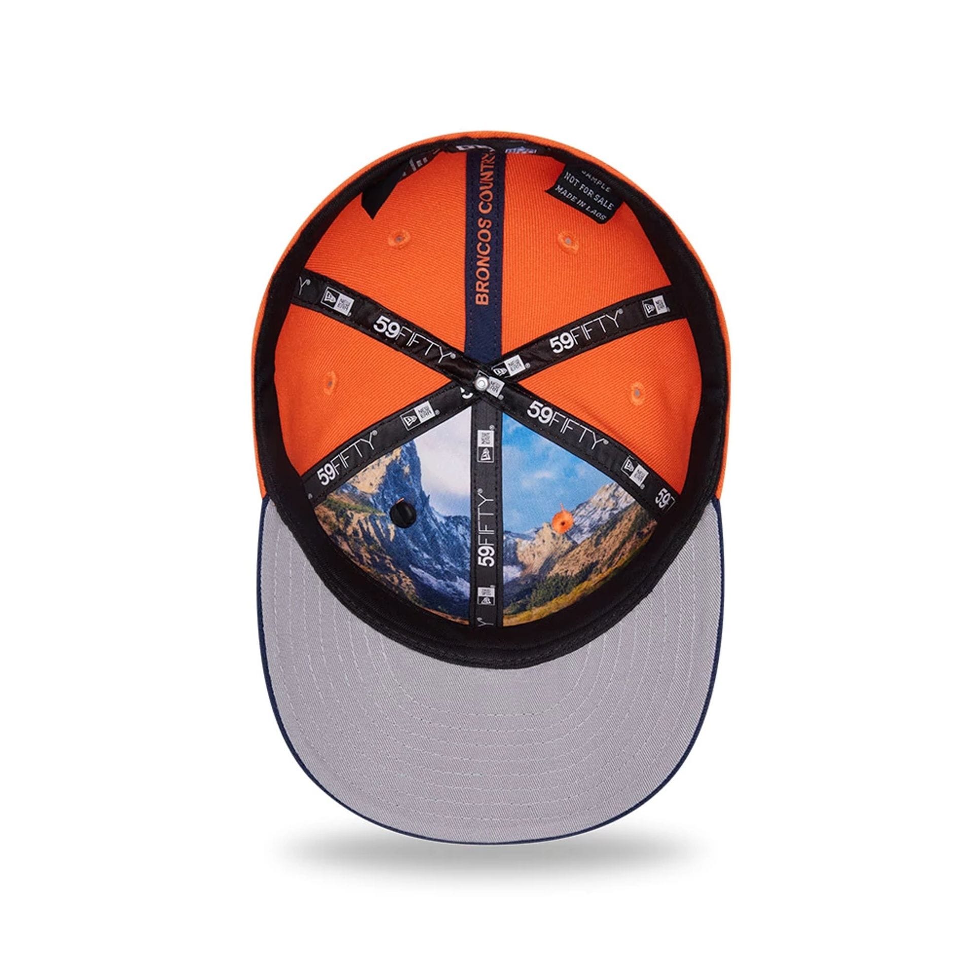 Denver Broncos NFL Draft 2026 Orange 59FIFTY Fitted Cap-kentox