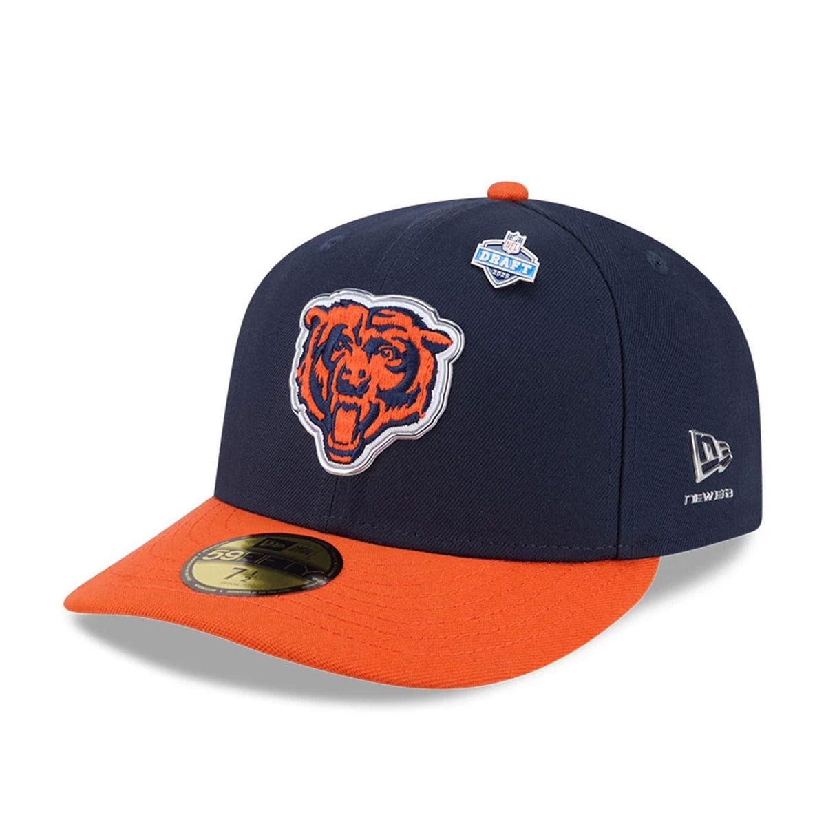 Chicago Bears NFL Draft 2026 Navy 59FIFTY Fitted Cap-zelvios