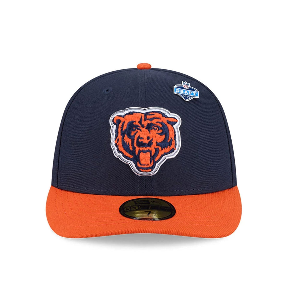 Chicago Bears NFL Draft 2026 Navy 59FIFTY Fitted Cap-zelvios