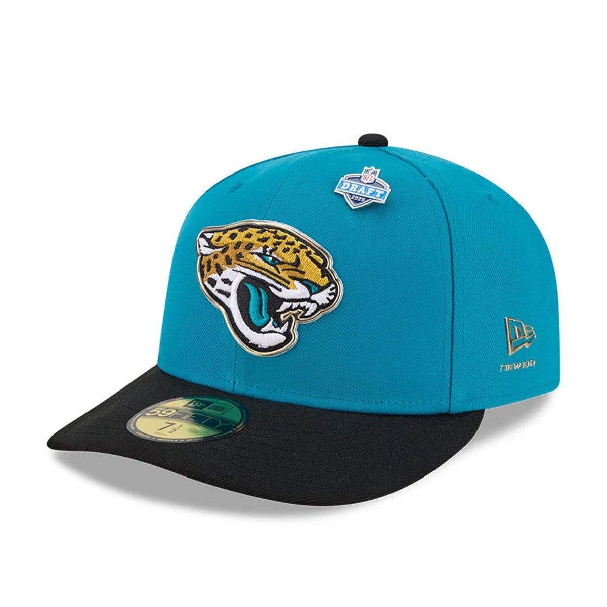 Jacksonville Jaguars NFL Draft 2026 Turquoise 59FIFTY Fitted Cap-zelvios