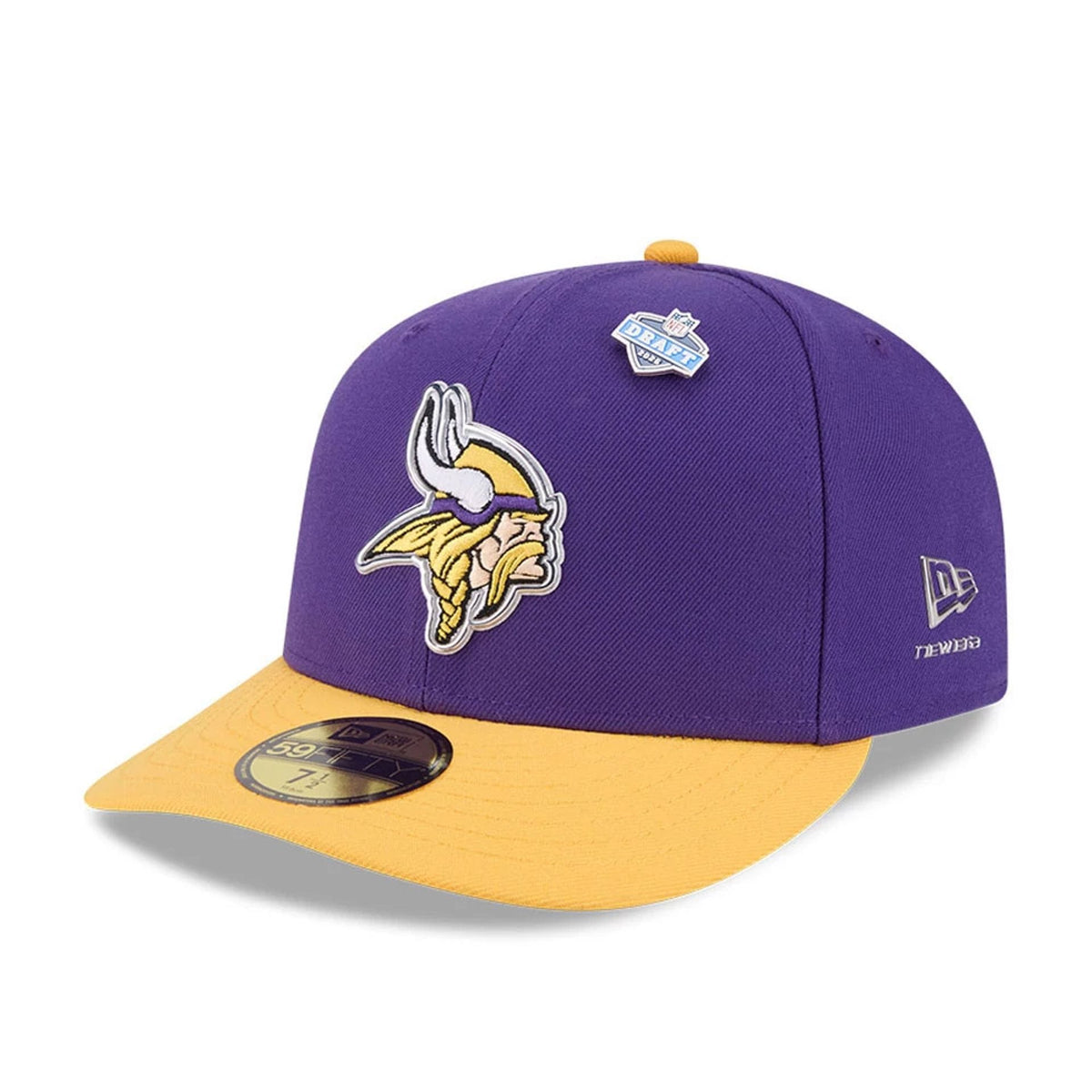 Minnesota Vikings NFL Draft 2026 Purple 59FIFTY Fitted Cap-zelvios