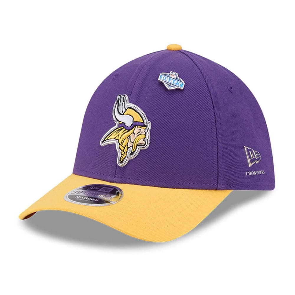 Minnesota Vikings NFL Draft 2026 Purple 39THIRTY M-Crown Stretch Fit Cap-zelvios