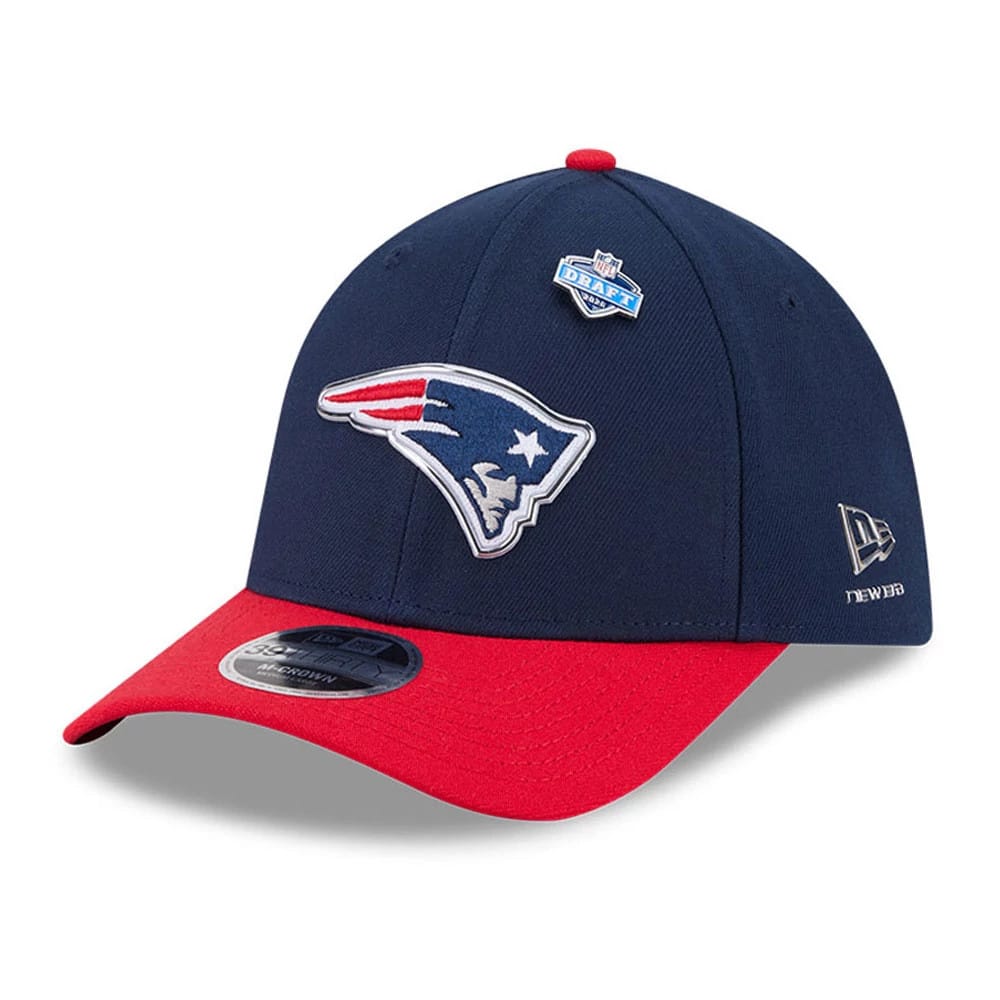 Patriots NFL Draft 2026 Dark Blue 39THIRTY M-Crown Stretch Fit Cap-zelvios