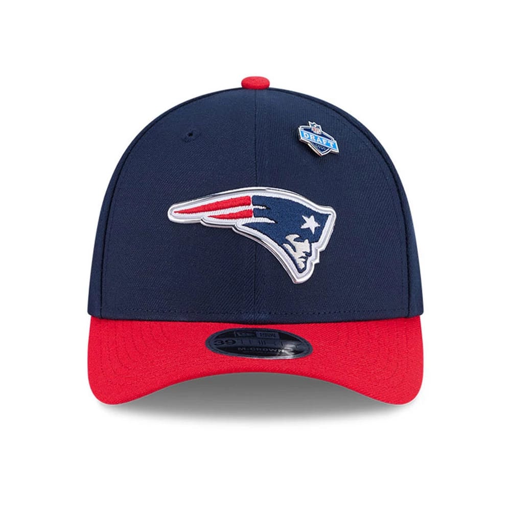 Patriots NFL Draft 2026 Dark Blue 39THIRTY M-Crown Stretch Fit Cap-zelvios