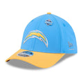 LA Chargers NFL Draft 2026 Blue 39THIRTY M-Crown Stretch Fit Cap-zelvios