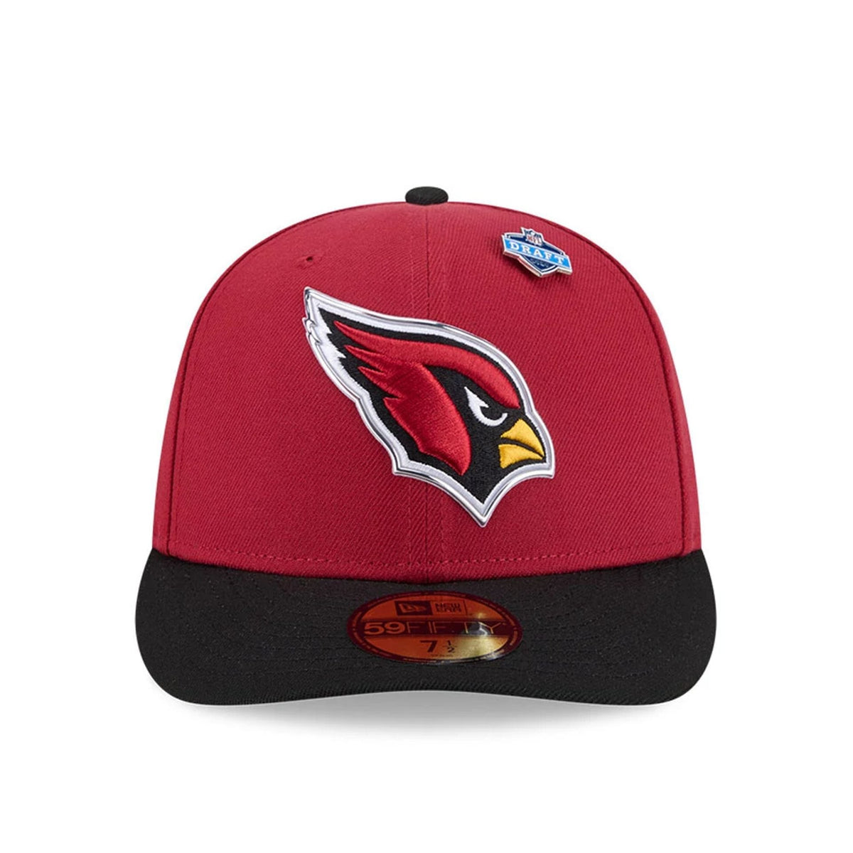 Arizona Cardinals NFL Draft 2026 Dark Red 59FIFTY Fitted Cap-zelvios