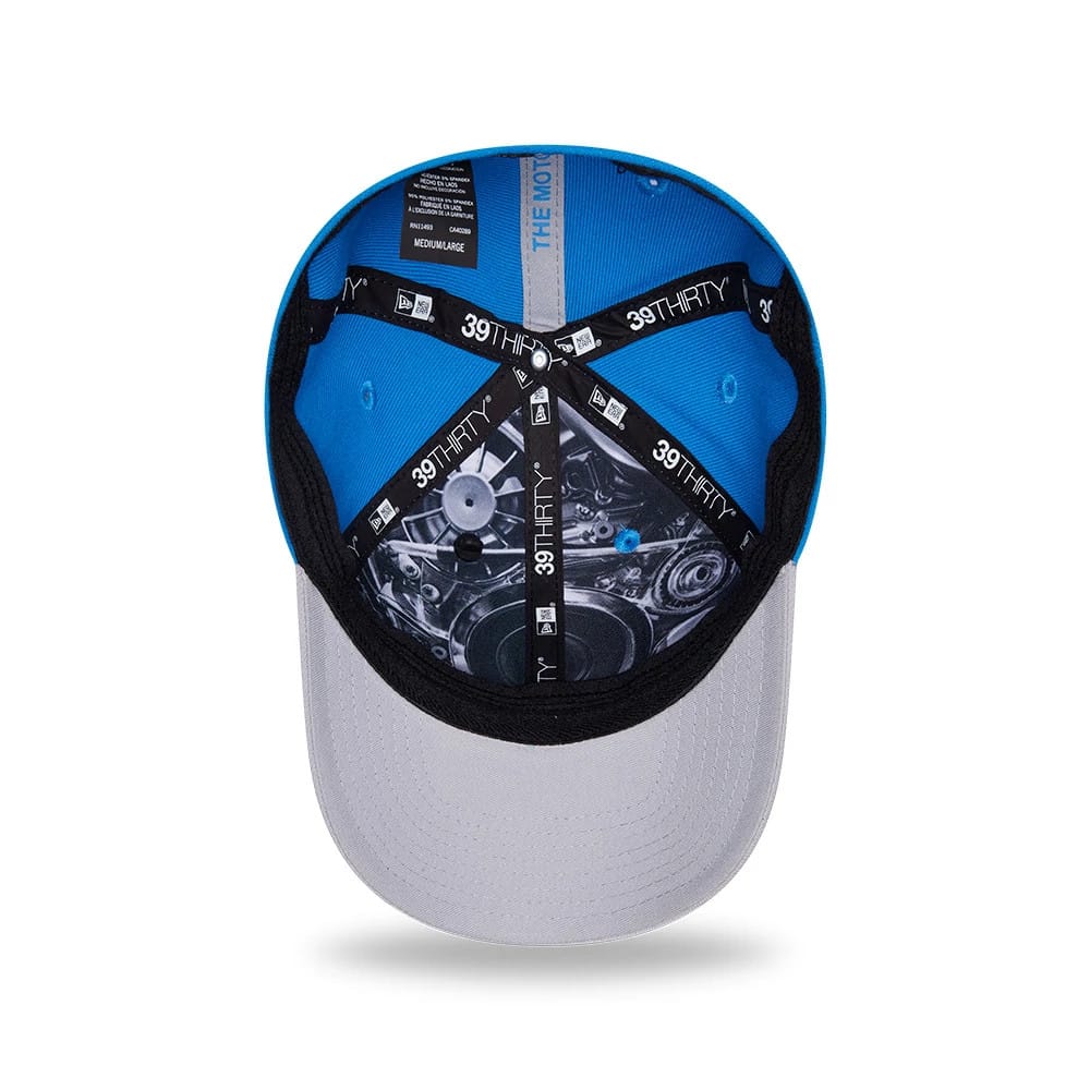 Detroit Lions NFL Draft 2026 Blue 39THIRTY M-Crown Stretch Fit Cap-kentox
