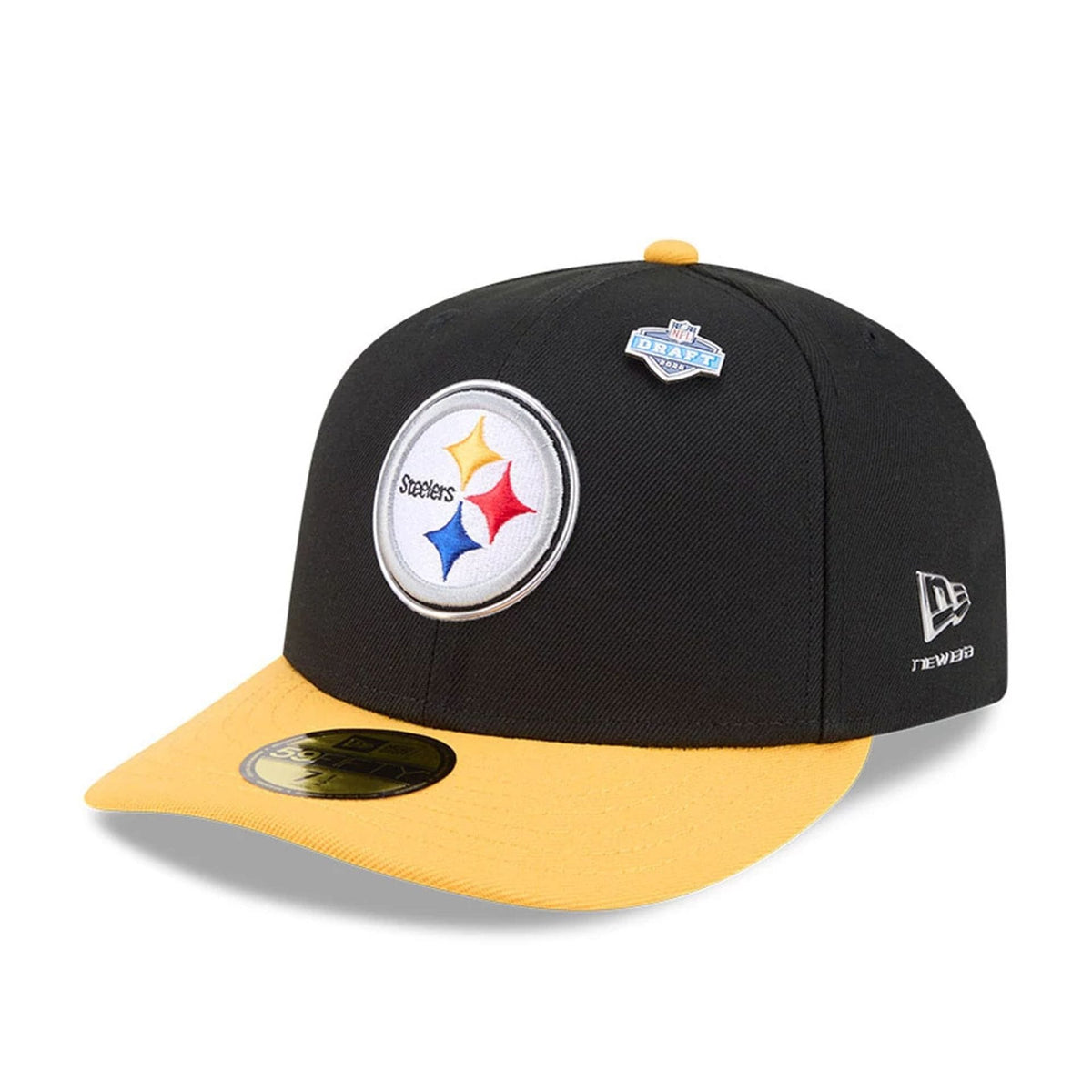 Pittsburgh Steelers NFL Draft 2026 Black 59FIFTY Fitted Cap-zelvios