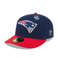 New England Patriots NFL Draft 2026 Dark Blue 59FIFTY Fitted Cap-zelvios