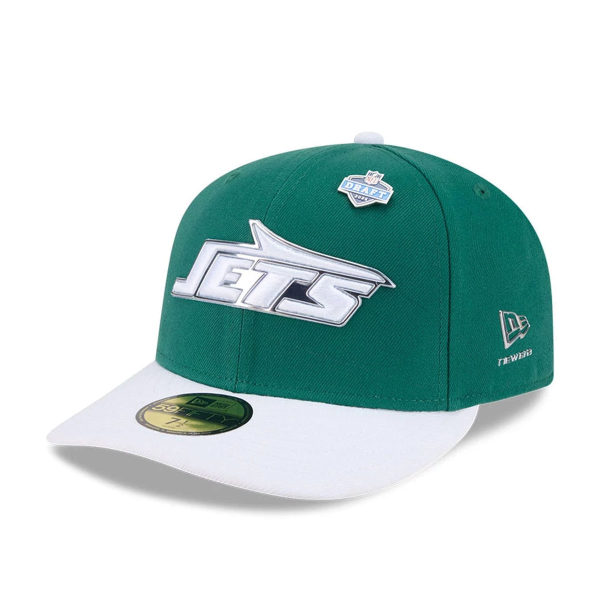 New York Jets NFL Draft 2026 Green 59FIFTY Fitted Cap-zelvios