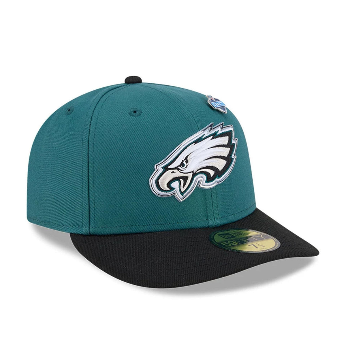 Philadelphia Eagles NFL Draft 2026 Dark Green 59FIFTY Fitted Cap-zelvios
