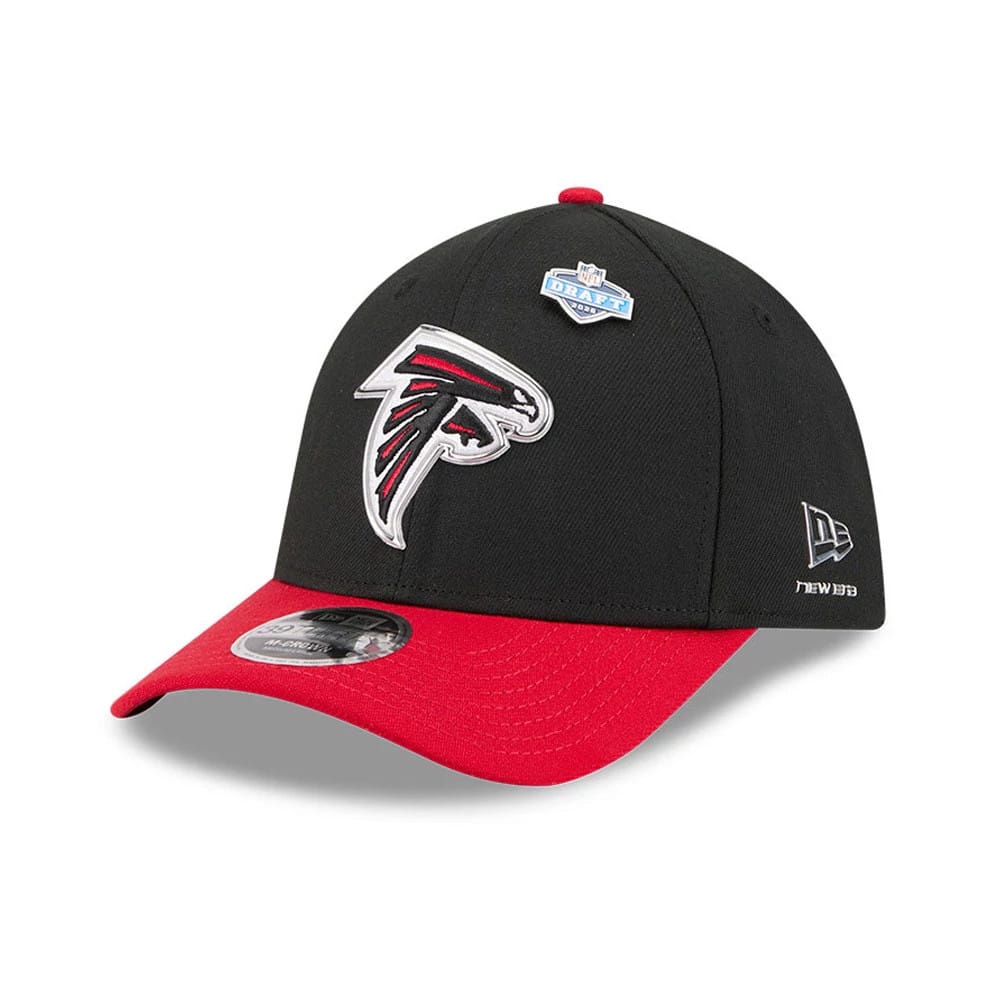 Atlanta Falcons NFL Draft 2026 Black 39THIRTY M-Crown Stretch Fit Cap-zelvios