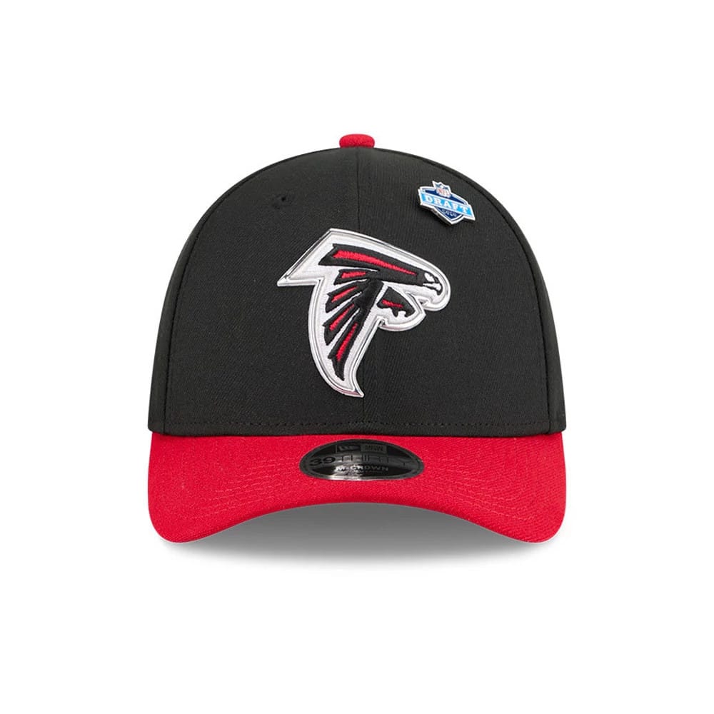Atlanta Falcons NFL Draft 2026 Black 39THIRTY M-Crown Stretch Fit Cap-zelvios