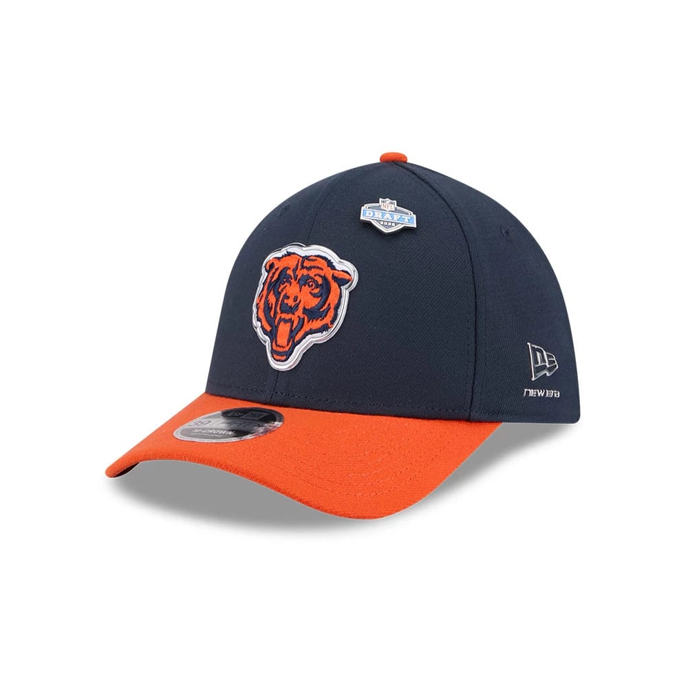 Chicago Bears NFL Draft 2026 Navy 39THIRTY M-Crown Stretch Fit Cap-zelvios