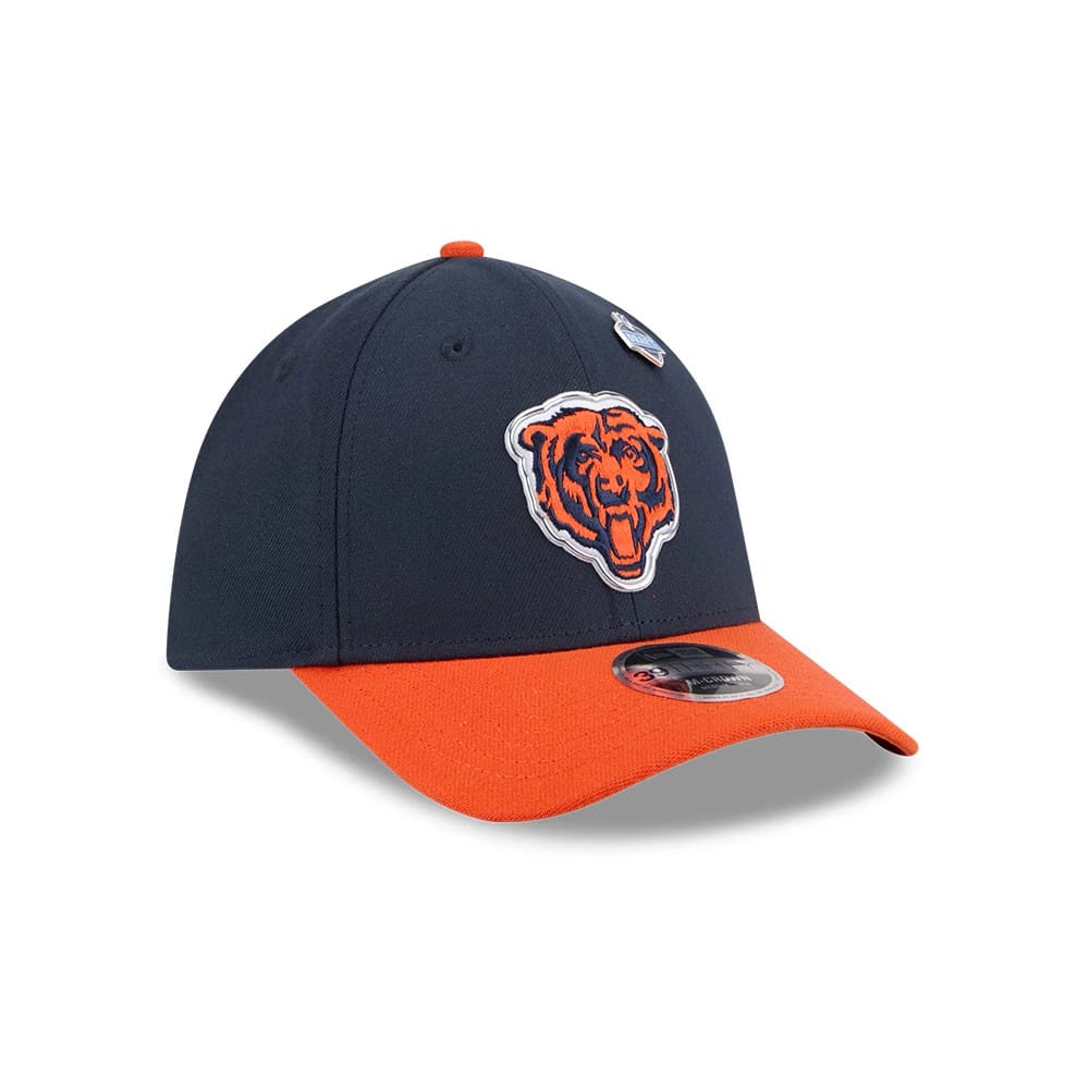 Chicago Bears NFL Draft 2026 Navy 39THIRTY M-Crown Stretch Fit Cap-zelvios