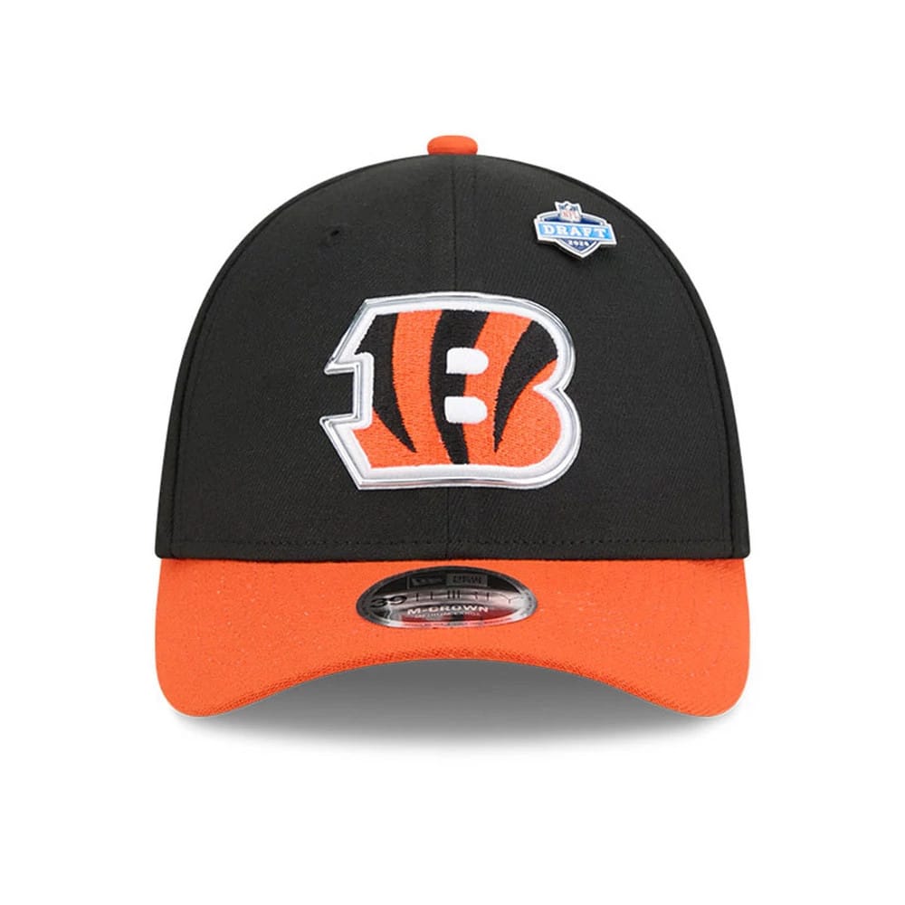 Cincinnati Bengals NFL Draft 2026 Black 39THIRTY M-Crown Stretch Fit Cap-kentox