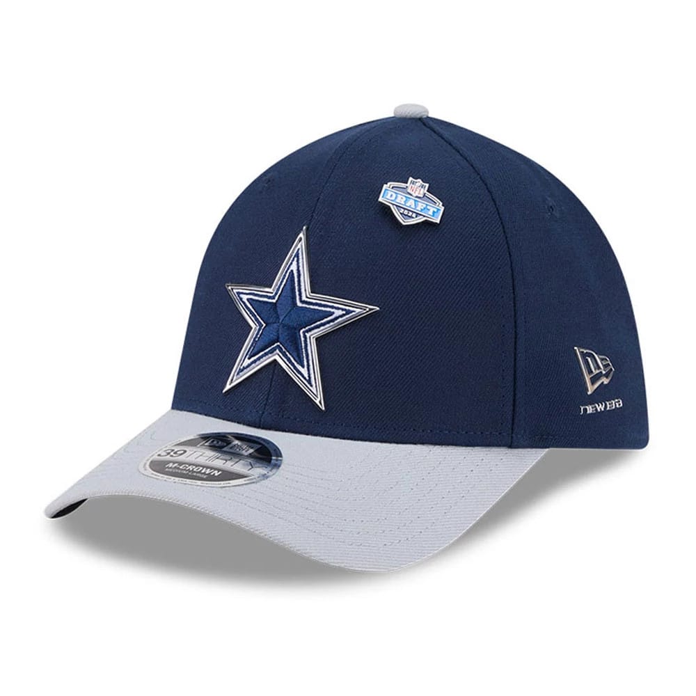 Dallas Cowboys NFL Draft 2026 Dark Blue 39THIRTY M-Crown Stretch Fit Cap-kentox
