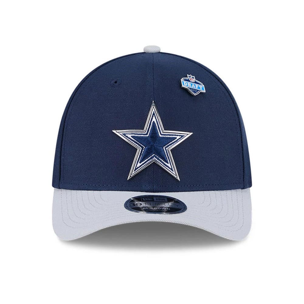 Dallas Cowboys NFL Draft 2026 Dark Blue 39THIRTY M-Crown Stretch Fit Cap-kentox