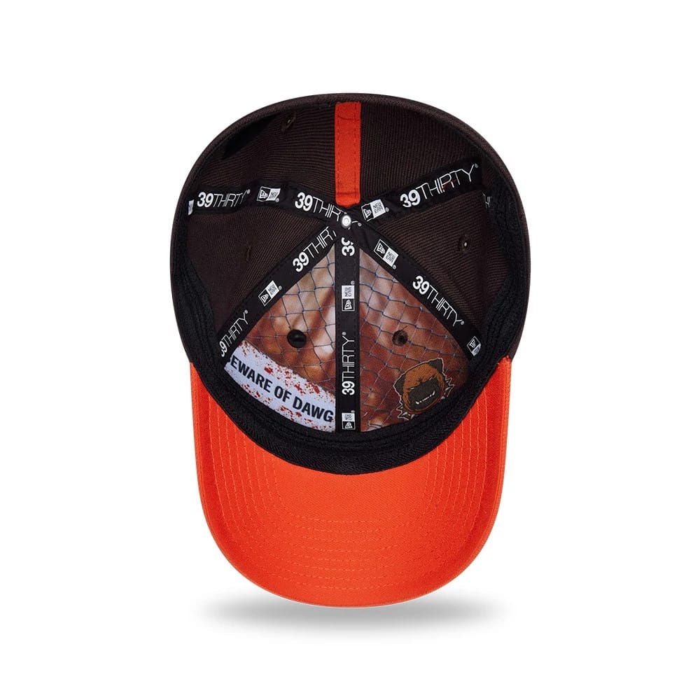 Cleveland Browns NFL Draft 2026 Dark Brown 39THIRTY M-Crown Stretch Fit Cap-kentox