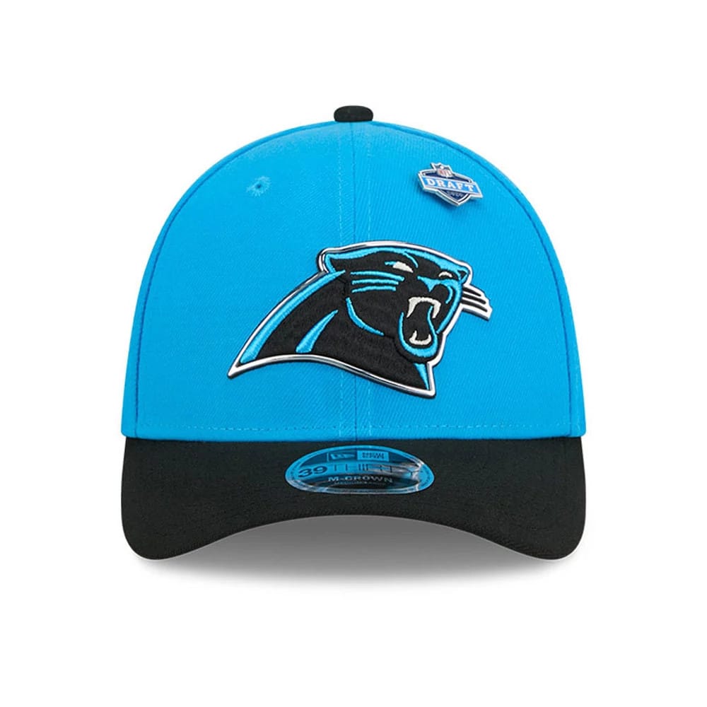 Carolina Panthers NFL Draft 2026 Blue 39THIRTY M-Crown Stretch Fit Cap-zelvios