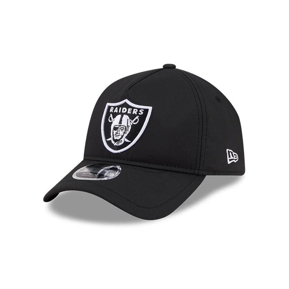 Las Vegas Raiders NFL Quickstrike Black 9FORTY Apex Adjustable Cap-zelvios