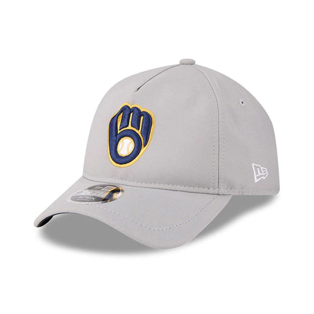Milwaukee Brewers MLB Quickstrike Grey 9FORTY Apex Adjustable Cap-zelvios