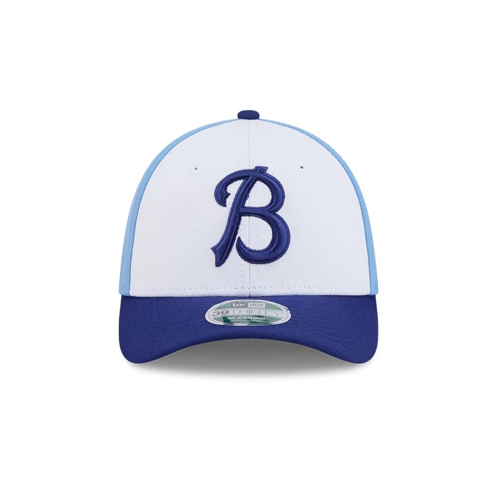 Buffalo Bisons MiLB On Field Blue 39THIRTY M-Crown Stretch Fit Cap-zelvios