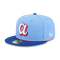 Atlanta Braves MLB City Connect Light Blue 59FIFTY Fitted Cap-zelvios
