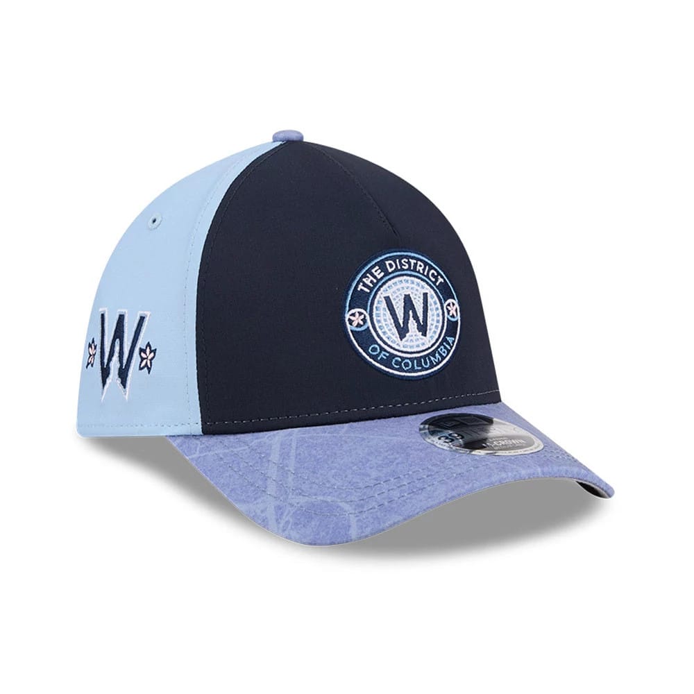 Nationals MLB City Connect Navy 39THIRTY M-Crown A-Frame Stretch Fit Cap-zelvios