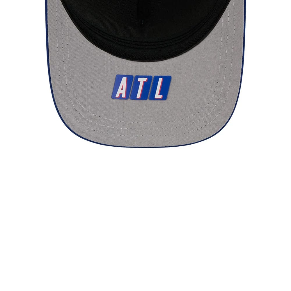 Braves MLB City Connect Blue 39THIRTY M-Crown A-Frame Stretch Fit Cap-zelvios