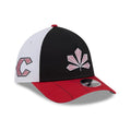 Reds MLB City Connect Black 39THIRTY M-Crown A-Frame Stretch Fit Cap-zelvios