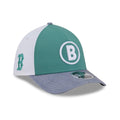 Red Sox MLB City Connect Dark Green 39THIRTY M-Crown A-Frame Stretch Fit Cap-zelvios