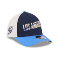 Dodgers MLB City Connect Navy 39THIRTY M-Crown A-Frame Stretch Fit Cap-kentox