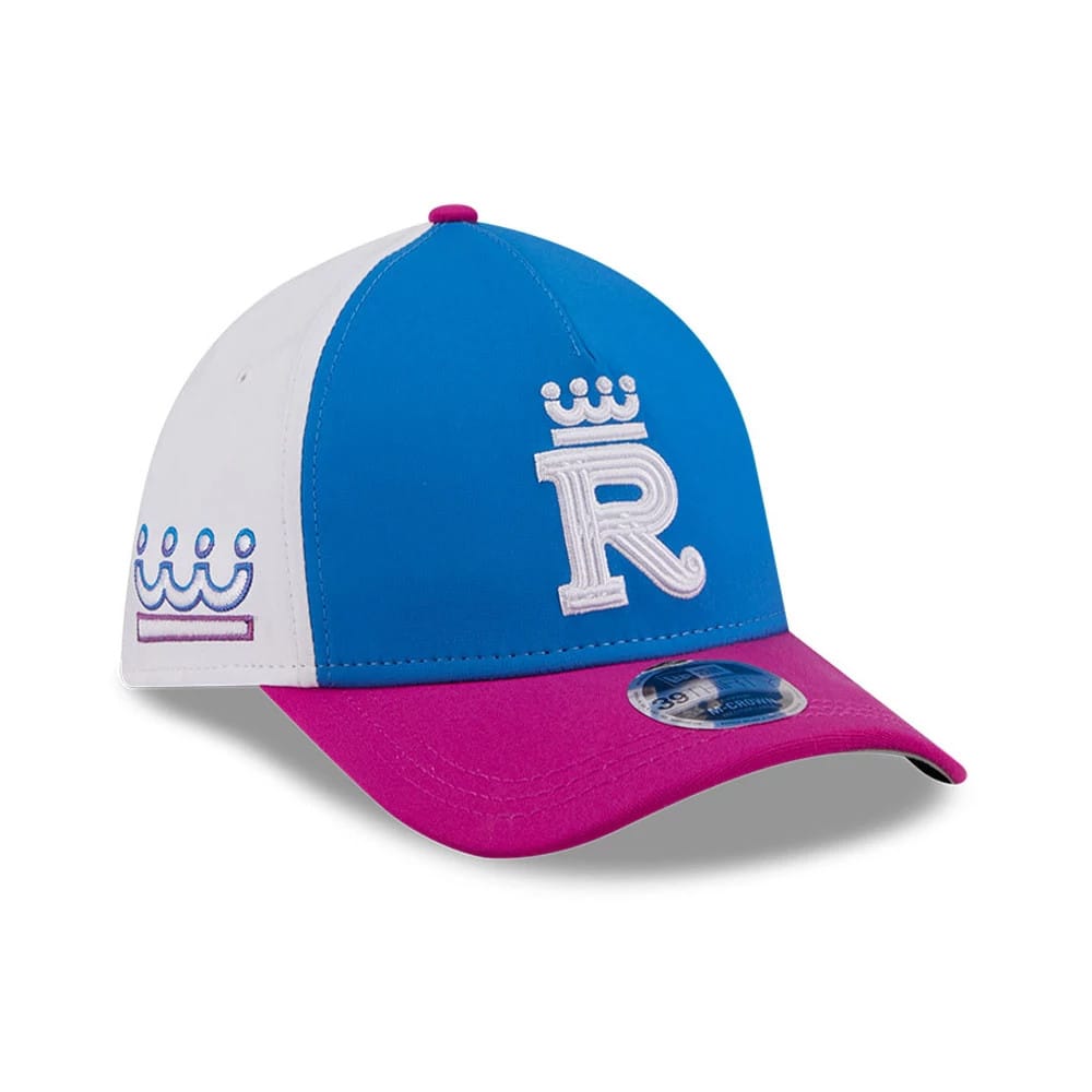 Royals MLB City Connect Blue 39THIRTY M-Crown A-Frame Stretch Fit Cap-zelvios